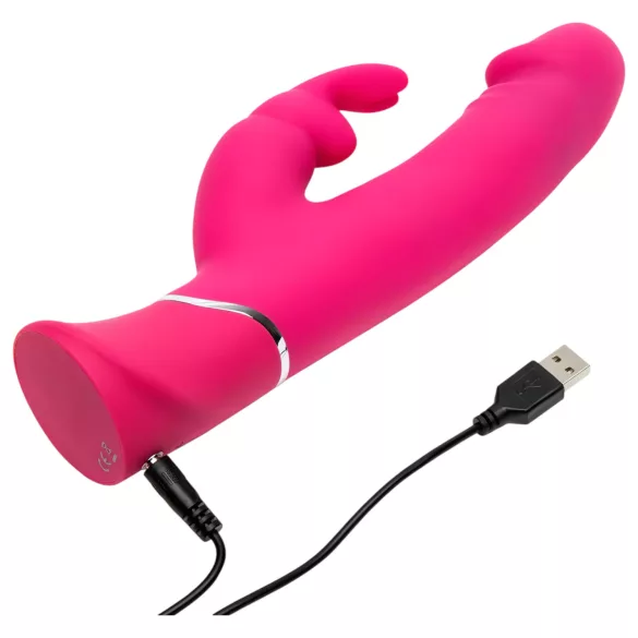 Happyrabbit - Vibrador con estimulador de clítoris - silicona dual density