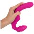 Arnés sin tirantes con vibrador (rosa)