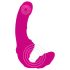 Arnés sin tirantes con vibrador (rosa)