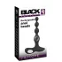 Black Velvets - vibrador anal con bolas - silicona negra