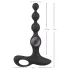Black Velvets - vibrador anal con bolas - silicona negra