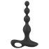 Black Velvet - Vibrador anal perlas (negro)