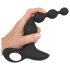 Black Velvet - Vibrador anal perlas (negro)