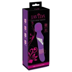   Javida Wand & Pearl - Vibrador masajeador 2 en 1 - silicona lila