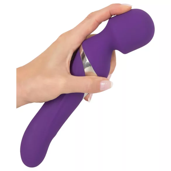 Javida Wand & Pearl - Vibrador masajeador 2 en 1 - silicona lila
