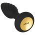ANOS - Vibrador anal perlas giratorias (negro)