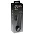 Rebel - funda vibratoria negra con radio y batería recargable