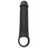 Rebel - funda vibratoria negra con radio y batería recargable