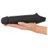 Rebel - funda vibratoria negra con radio y batería recargable