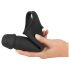 Rebel - funda vibratoria negra con radio y batería recargable