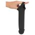 Rebel - funda vibratoria negra con radio y batería recargable
