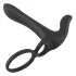 Black Velvets - vibrador pareja y anillo pene recargable 2en1 - silicona negra