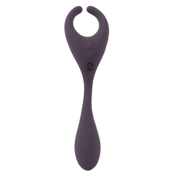 Couples Choice - vibrador doble motor recargable control remoto silicona lila