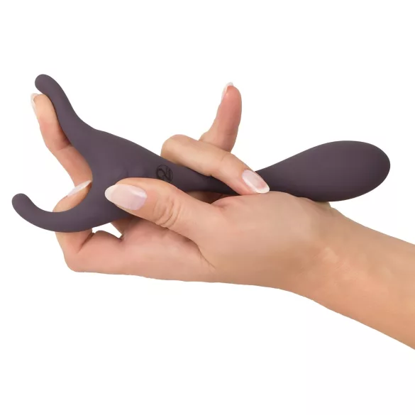 Couples Choice - vibrador doble motor recargable control remoto silicona lila
