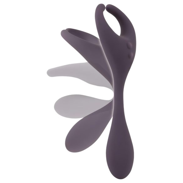 Couples Choice - vibrador doble motor recargable control remoto silicona lila