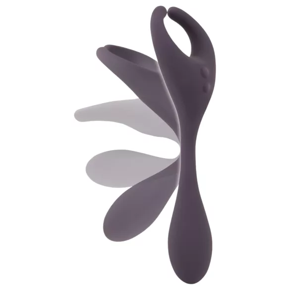 Couples Choice - vibrador doble motor recargable control remoto silicona lila