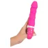 SMILE Soft - vibrador recargable con calor - silicona rosa