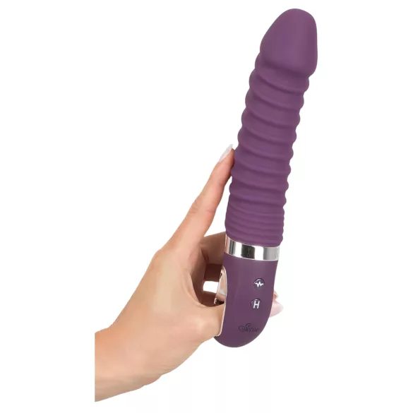 SMILE Soft - vibrador recargable con calefacción - silicona lila