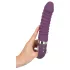 SMILE Soft - vibrador recargable con calefacción - silicona lila