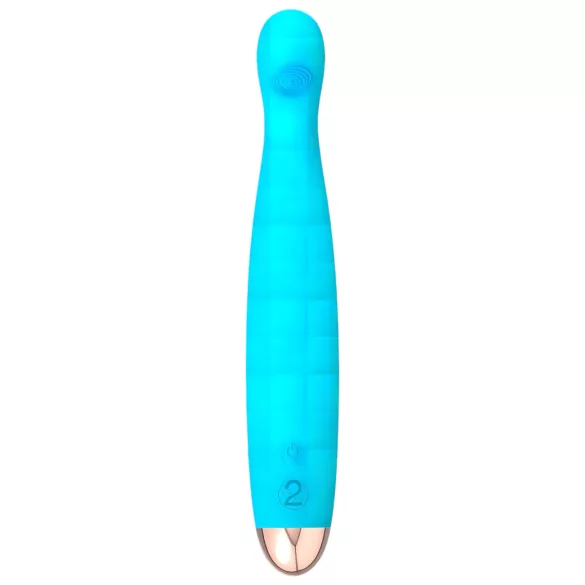 Cuties Mini - vibrador punto G recargable impermeable silicona turquesa