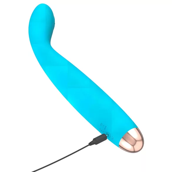 Cuties Mini - vibrador punto G recargable impermeable silicona turquesa
