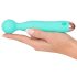 Cuties Mini Wand - recargable, impermeable, vibrador masajeador (verde)