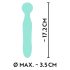 Cuties Mini Wand - recargable, impermeable, vibrador masajeador (verde)
