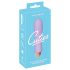 Cuties Mini - recargable, impermeable, vibrador de rejilla (morado)