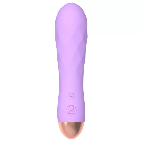 Cuties Mini - vibrador recargable resistente al agua - rejilla - lila