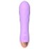 Cuties Mini - recargable, impermeable, vibrador de rejilla (morado)