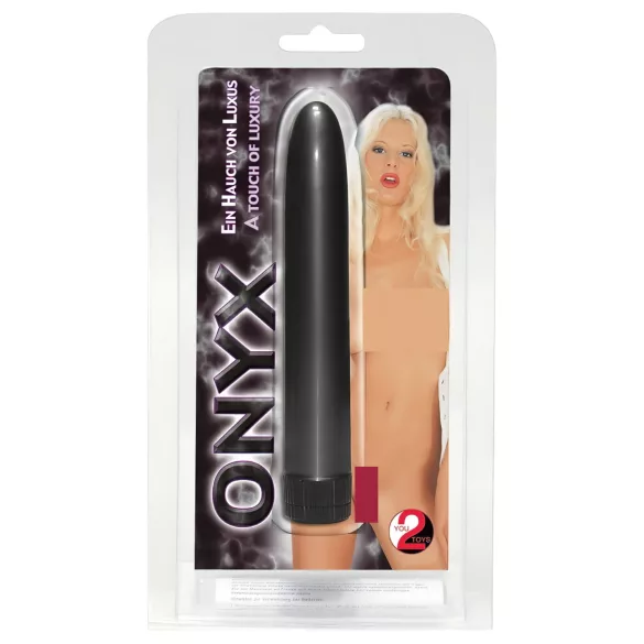 You2Toys - Vibrador Onyx - silicona negra