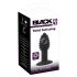Twist de Terciopelo Negro - Vibrador Anal de Silicona Recargable (Negro)