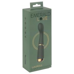   Emerald Love - vibrador punto G recargable impermeable silicona verde
