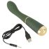 Amor Esmeralda - Vibrador punto G, recargable e impermeable (verde)