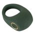 Emerald Love - anillo vibrador recargable e impermeable (verde)