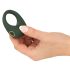 Emerald Love - anillo vibrador recargable e impermeable (verde)