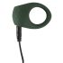 Emerald Love - anillo vibrador recargable e impermeable (verde)