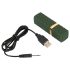 Emerald Love - Vibrador rojo recargable y resistente al agua