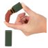 Emerald Love - Vibrador rojo recargable y resistente al agua