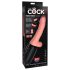 King Cock Plus 6,5 - consolador realista vibrador con testículos - color natural
