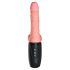 King Cock Plus 6,5 - Vibrador empujador con testículos - Natural