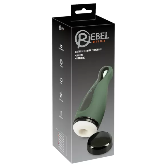 Rebel - masturbador masculino recargable - succión y vibración