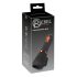 Rebel - Vibrador de bellota recargable con 2 motores (negro)