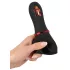 Rebel - vibrador para pene con 2 motores recargable - silicona negra