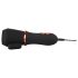 Rebel - Vibrador de bellota recargable con 2 motores (negro)