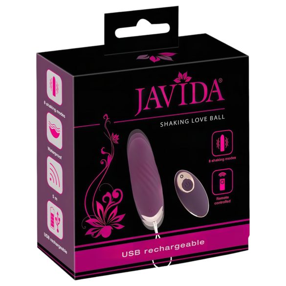 Javida Amor Vibrante - huevo vibrador inalámbrico (lila)