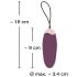 Javida Amor Vibrante - huevo vibrador inalámbrico (lila)