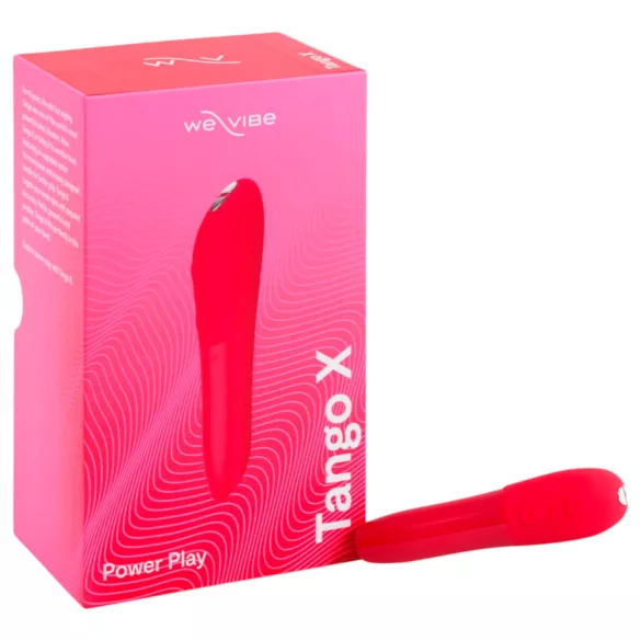 We-Vibe Tango X - vibrador tipo bala recargable impermeable coral