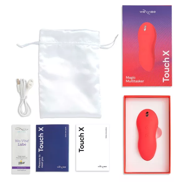 We-Vibe Touch X - vibrador de clítoris recargable e impermeable (coral)