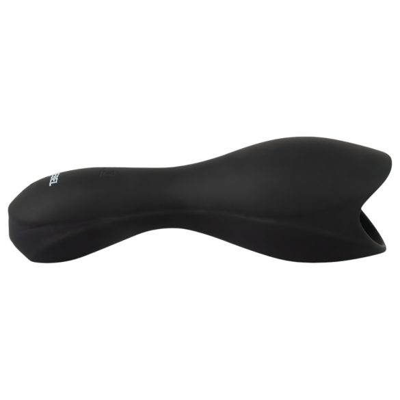 Rebel - vibrador para glande con dilatador - silicona negra
